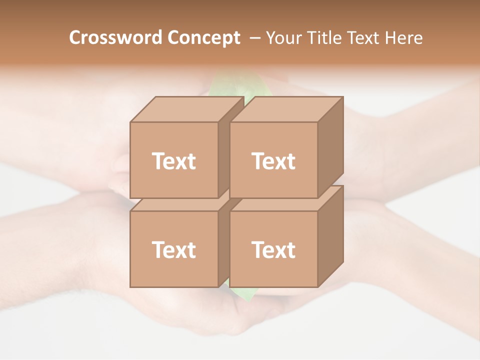 Hold Green Develop PowerPoint Template