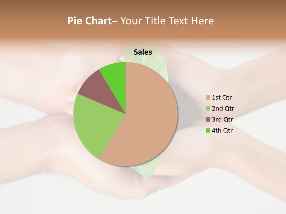 Hold Green Develop PowerPoint Template