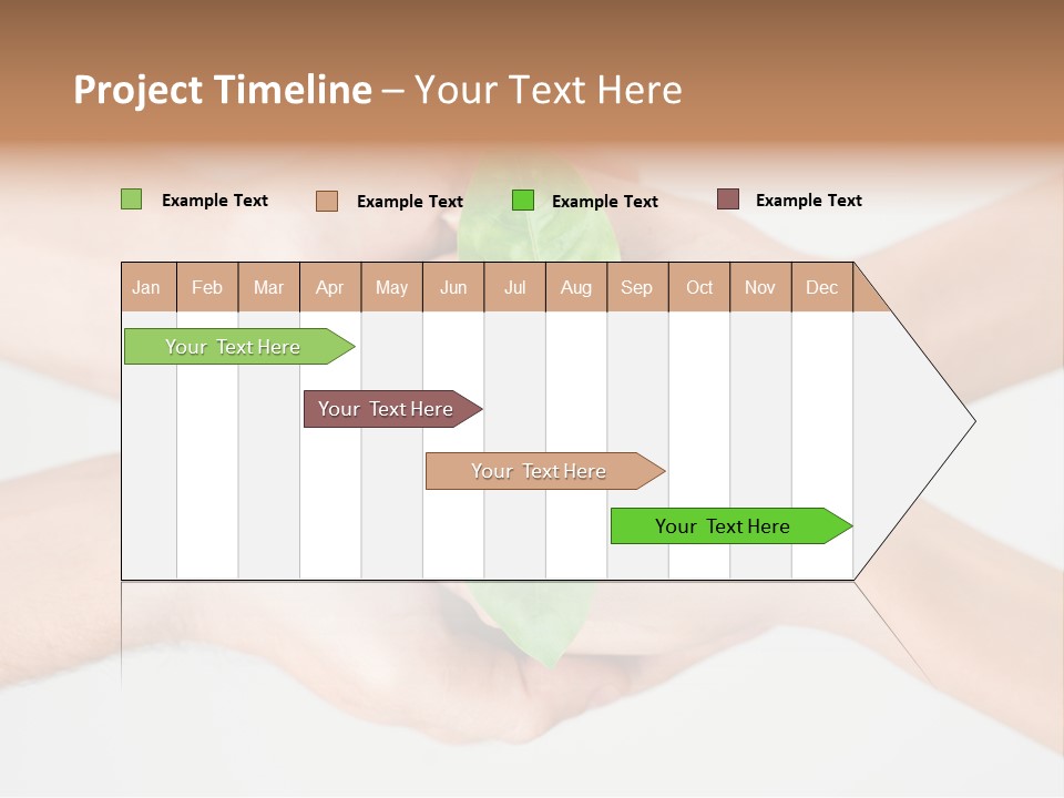 Hold Green Develop PowerPoint Template