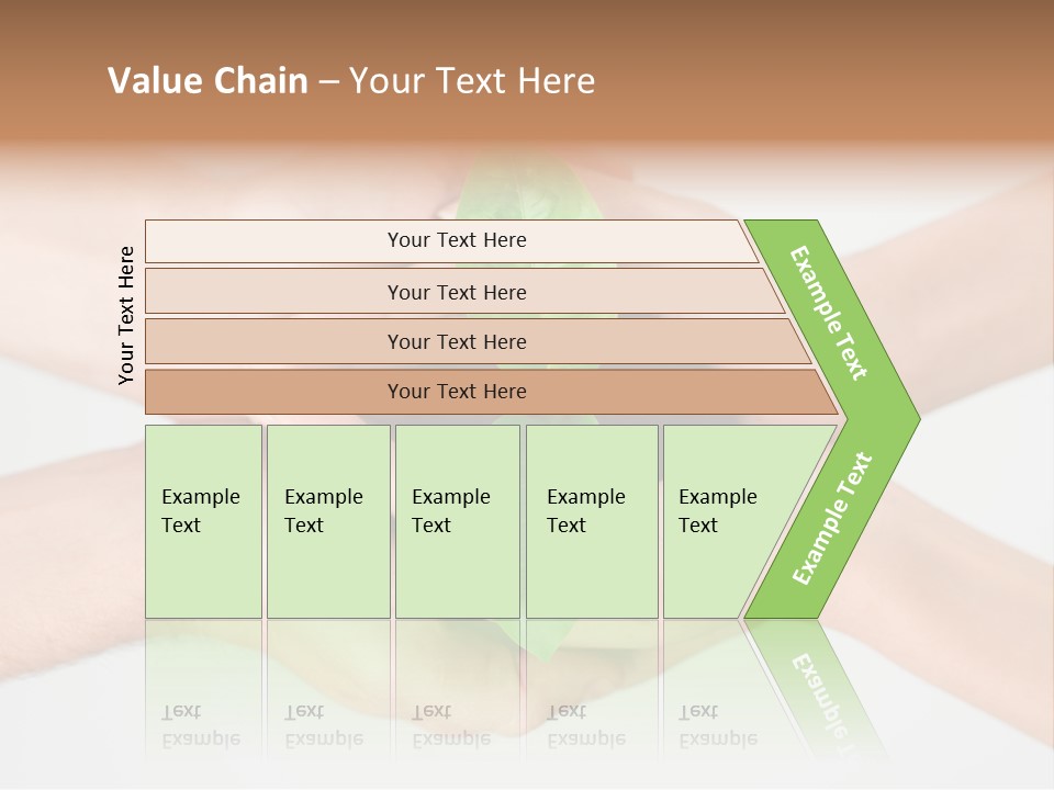 Hold Green Develop PowerPoint Template