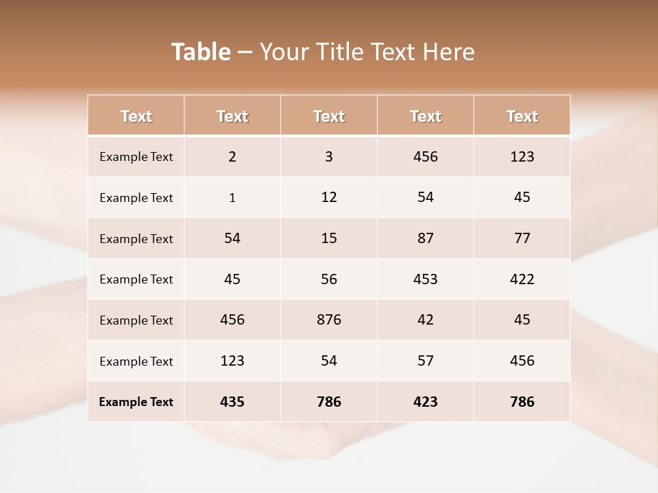 Hold Green Develop PowerPoint Template