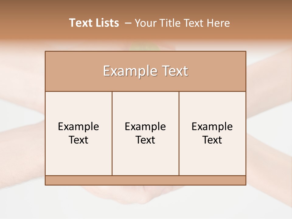 Hold Green Develop PowerPoint Template