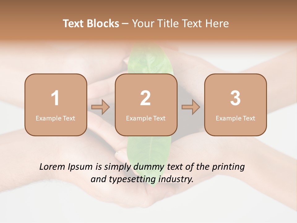 Hold Green Develop PowerPoint Template