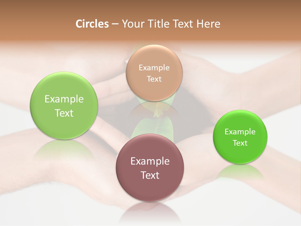 Hold Green Develop PowerPoint Template