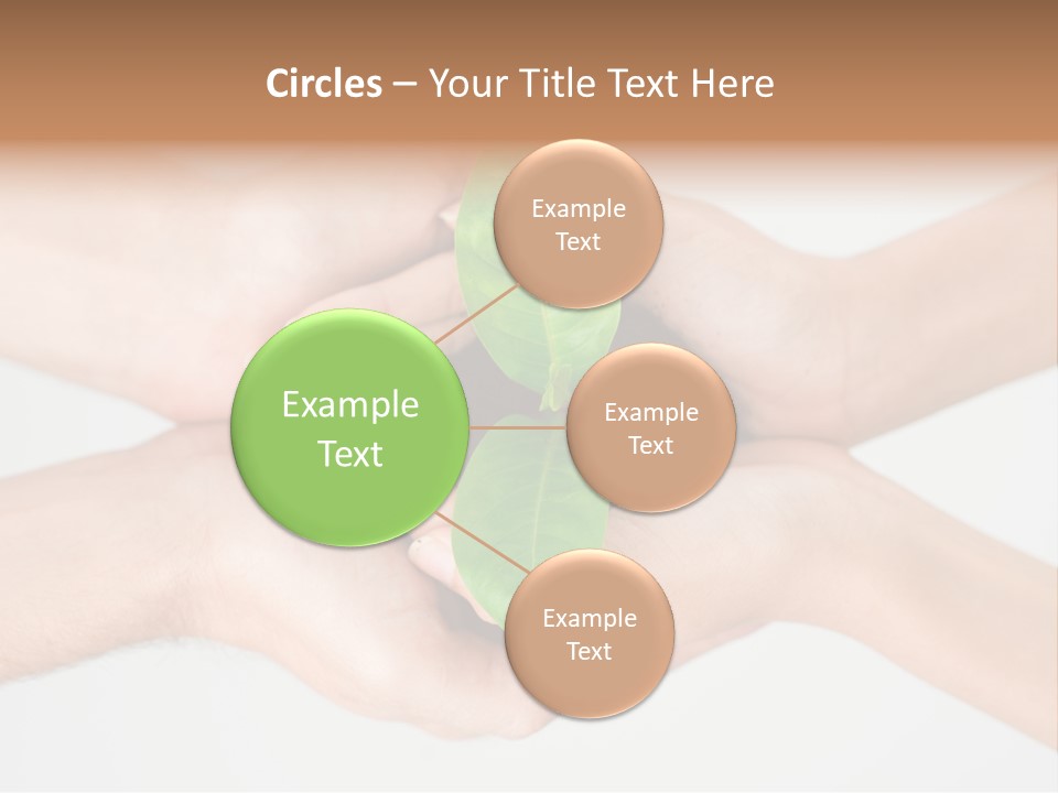 Hold Green Develop PowerPoint Template