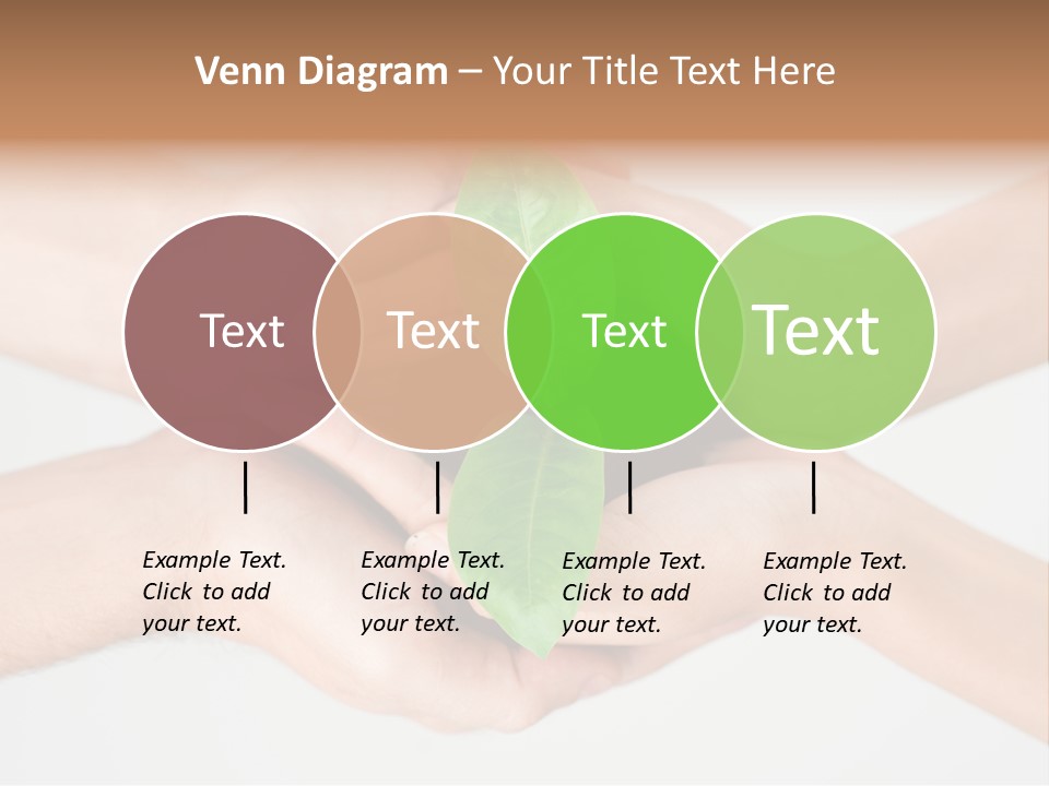 Hold Green Develop PowerPoint Template