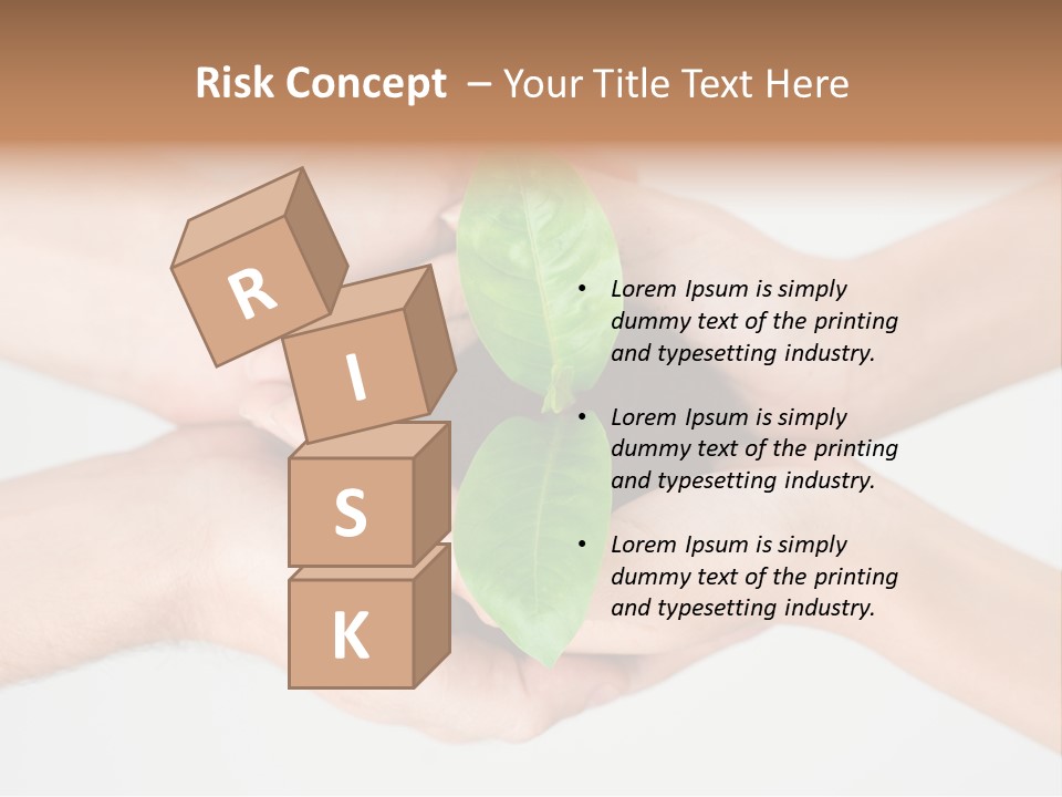 Hold Green Develop PowerPoint Template