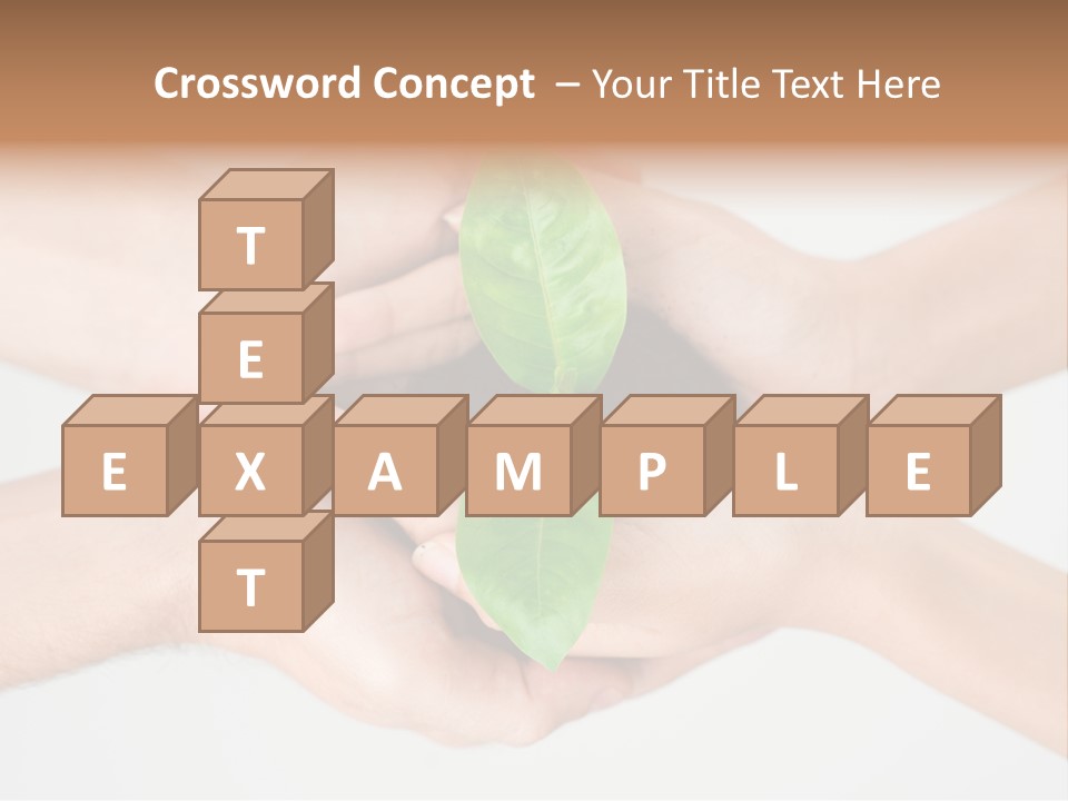 Hold Green Develop PowerPoint Template