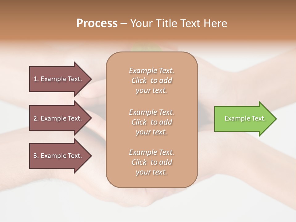 Hold Green Develop PowerPoint Template