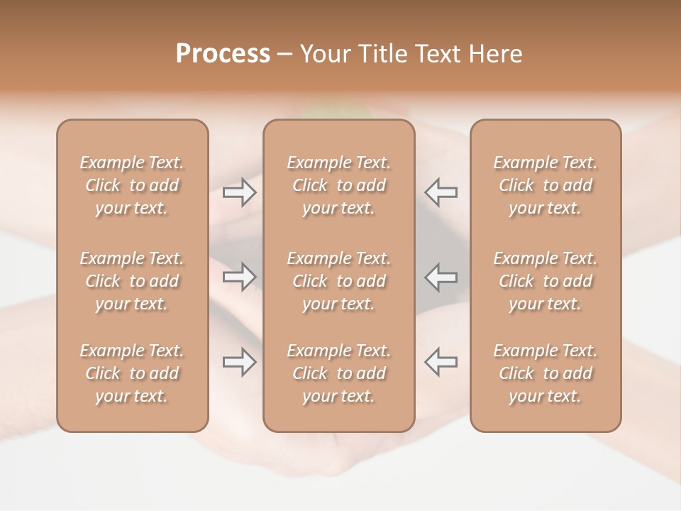 Hold Green Develop PowerPoint Template