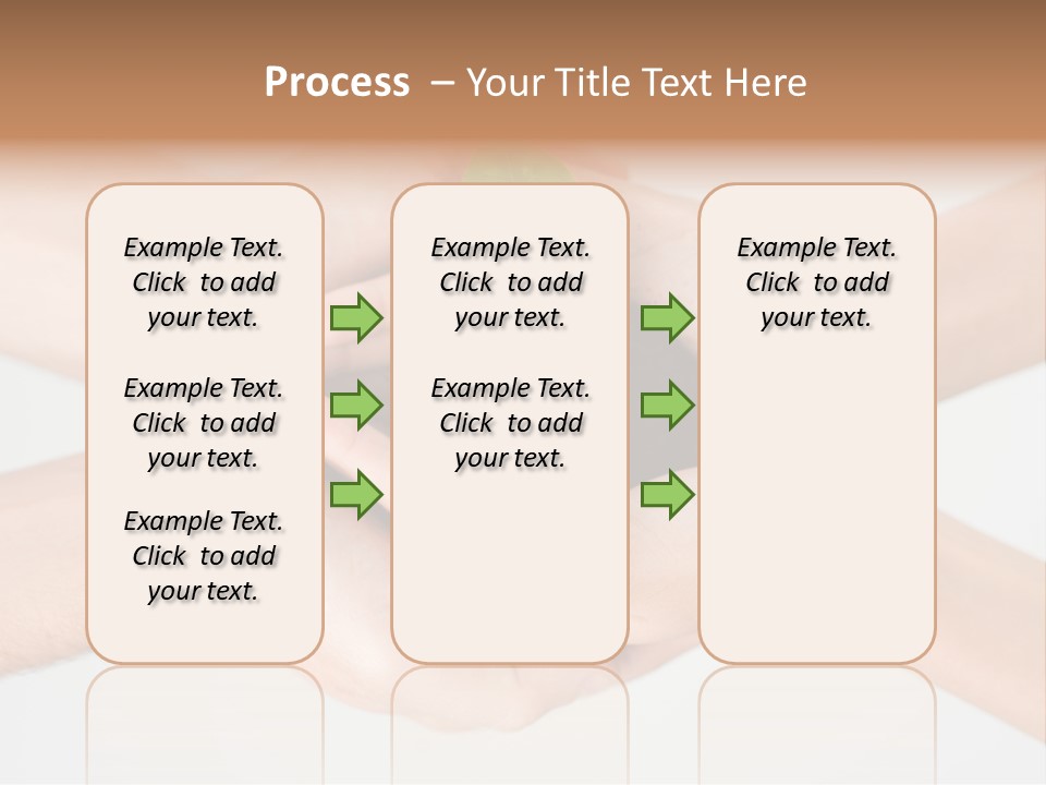 Hold Green Develop PowerPoint Template
