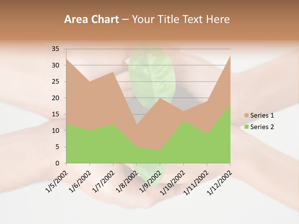 Hold Green Develop PowerPoint Template