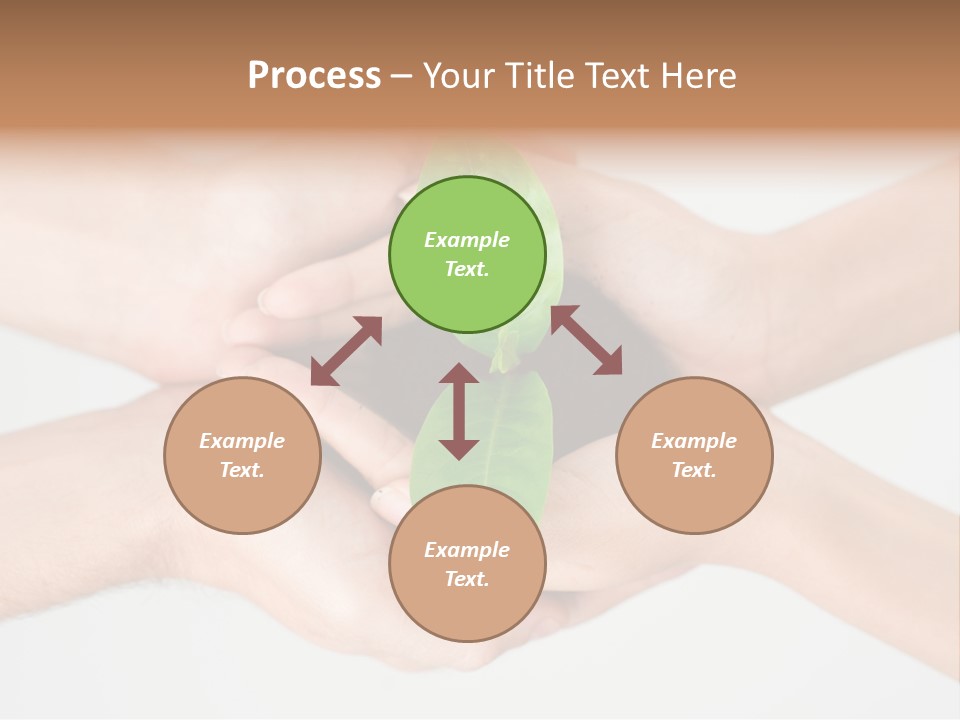 Hold Green Develop PowerPoint Template