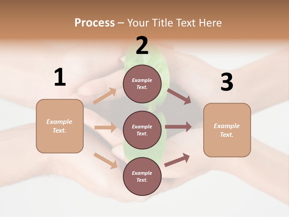 Hold Green Develop PowerPoint Template
