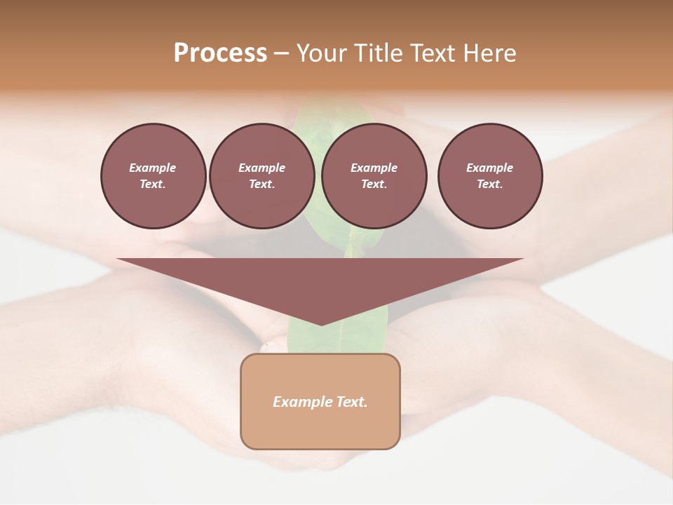 Hold Green Develop PowerPoint Template