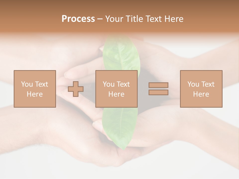 Hold Green Develop PowerPoint Template