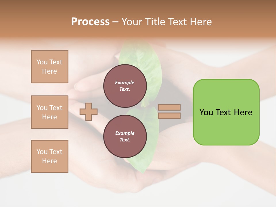 Hold Green Develop PowerPoint Template
