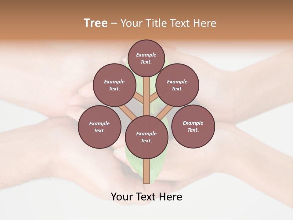 Hold Green Develop PowerPoint Template