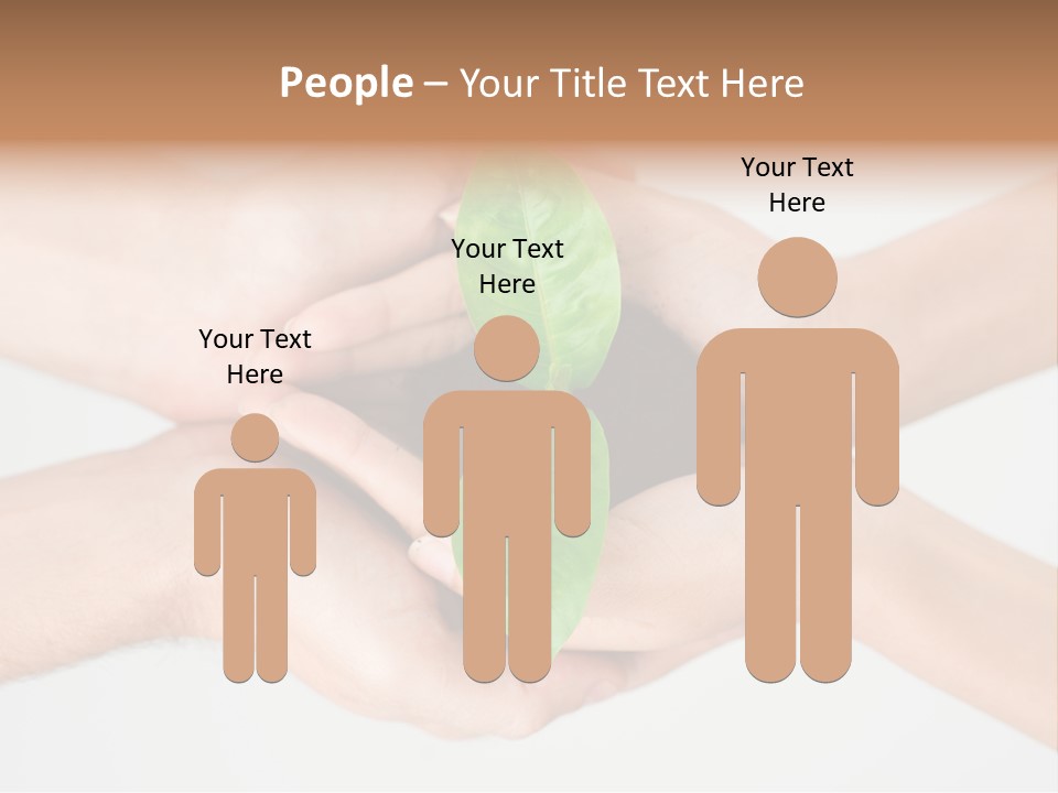 Hold Green Develop PowerPoint Template