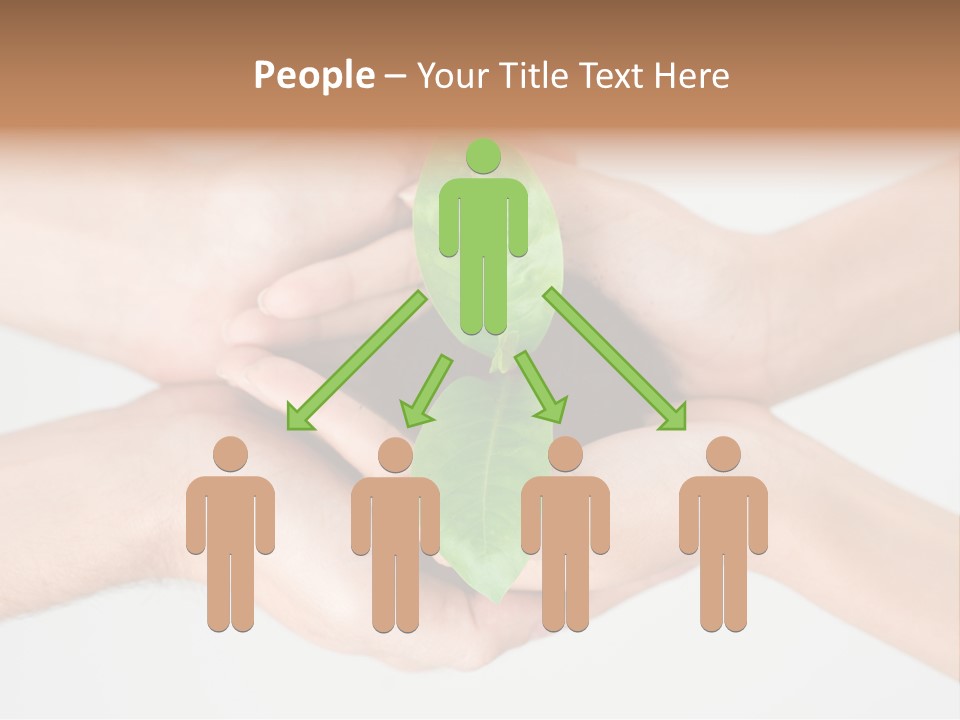 Hold Green Develop PowerPoint Template