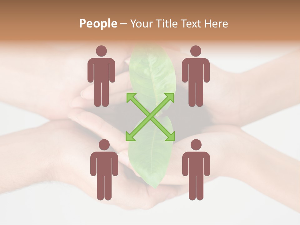 Hold Green Develop PowerPoint Template