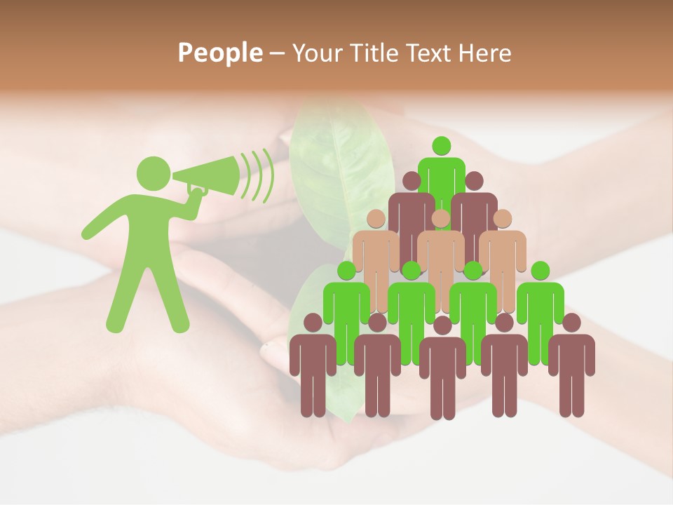 Hold Green Develop PowerPoint Template