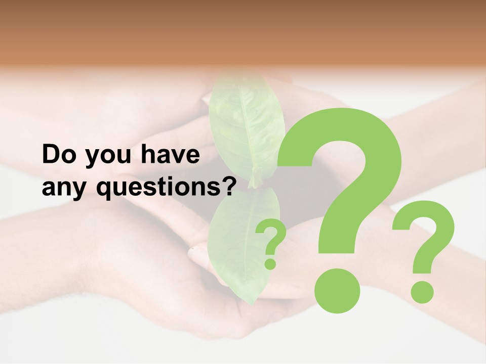 Hold Green Develop PowerPoint Template