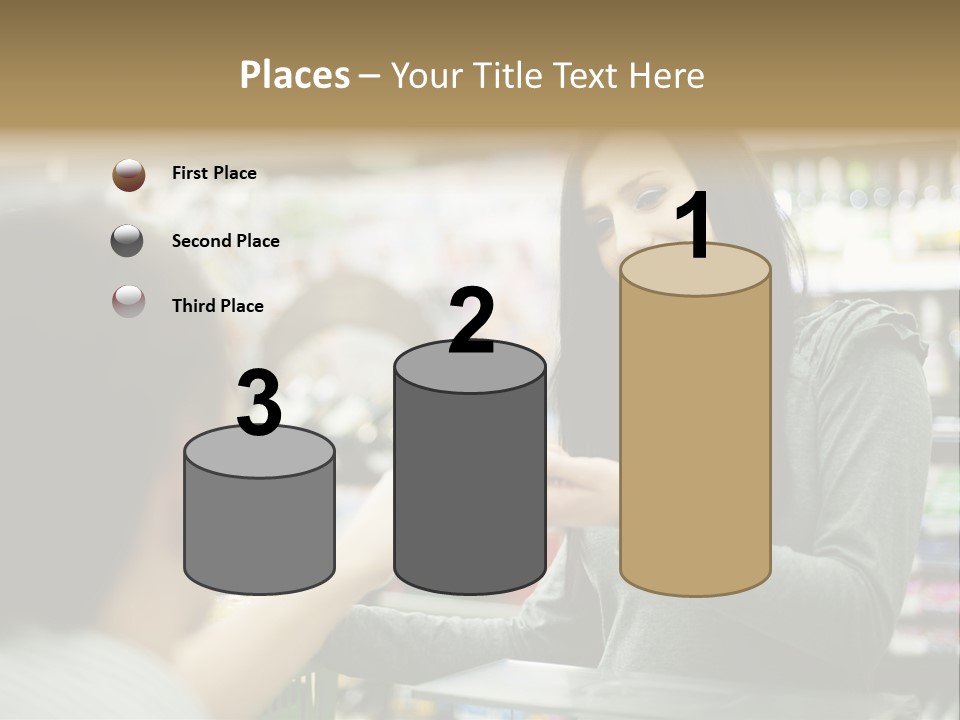 Receipt Cash Register Human Finger PowerPoint Template