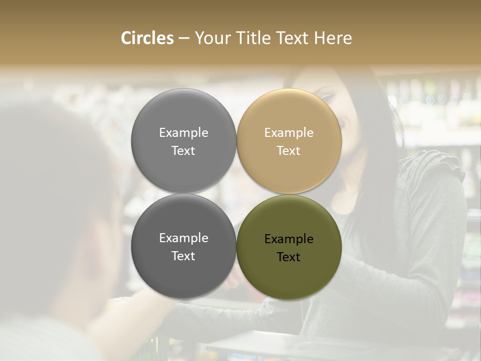 Receipt Cash Register Human Finger PowerPoint Template