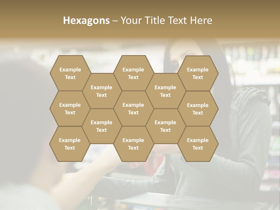 Receipt Cash Register Human Finger PowerPoint Template