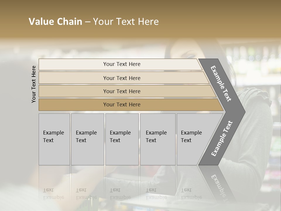 Receipt Cash Register Human Finger PowerPoint Template