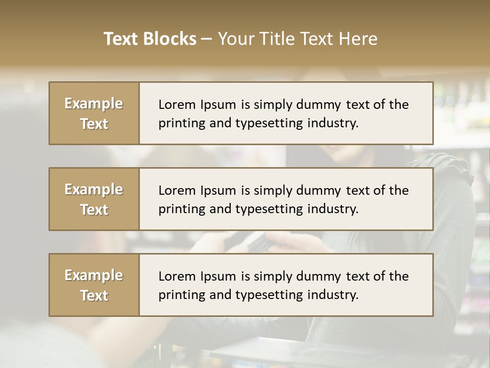 Receipt Cash Register Human Finger PowerPoint Template
