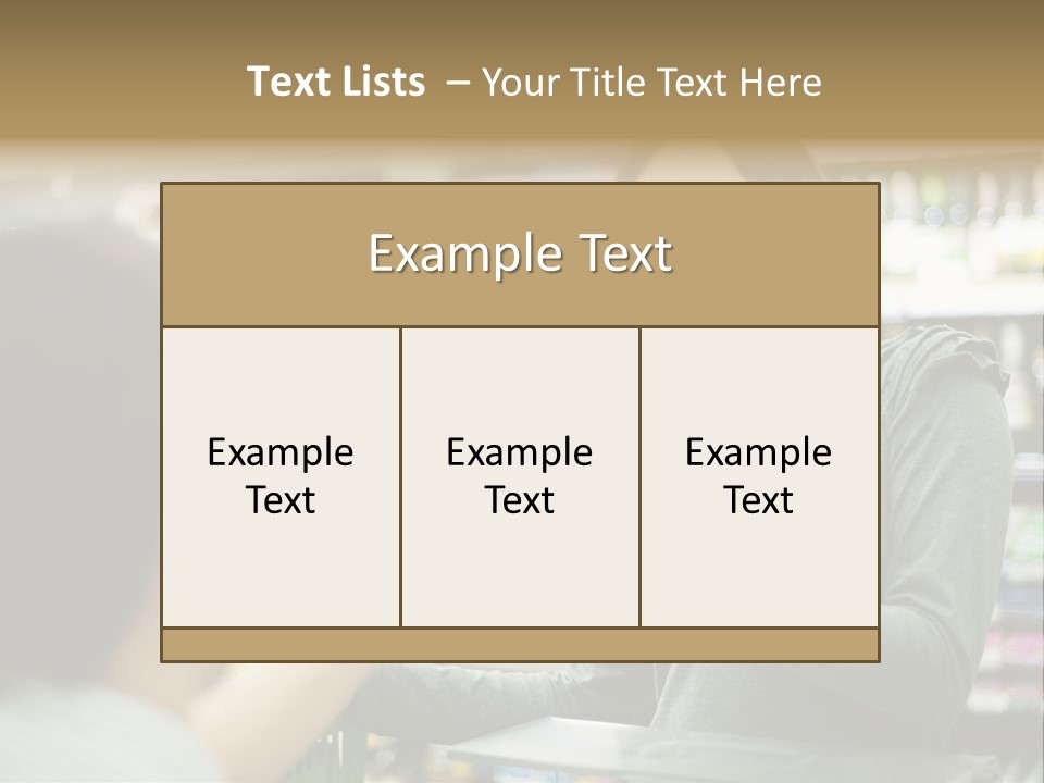 Receipt Cash Register Human Finger PowerPoint Template