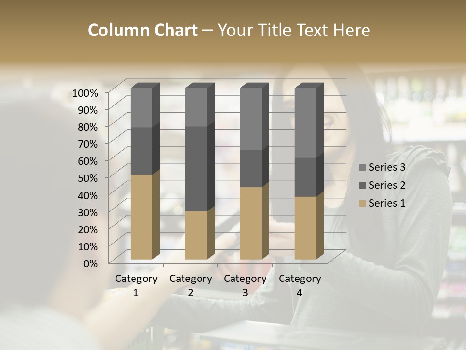 Receipt Cash Register Human Finger PowerPoint Template