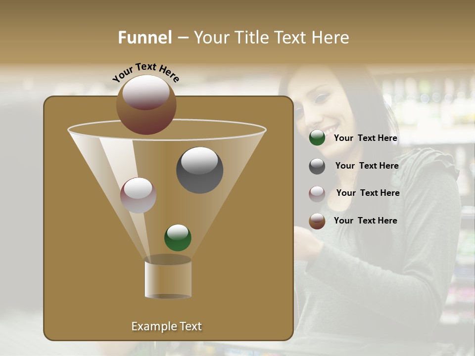 Receipt Cash Register Human Finger PowerPoint Template