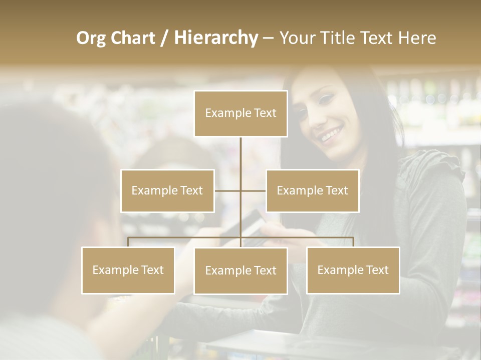 Receipt Cash Register Human Finger PowerPoint Template