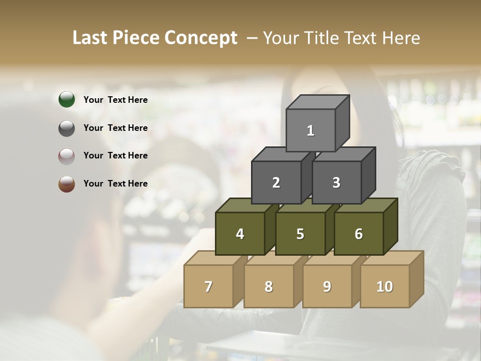 Receipt Cash Register Human Finger PowerPoint Template