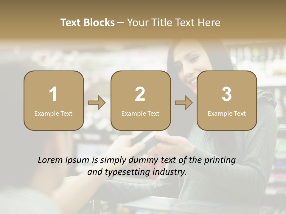 Receipt Cash Register Human Finger PowerPoint Template