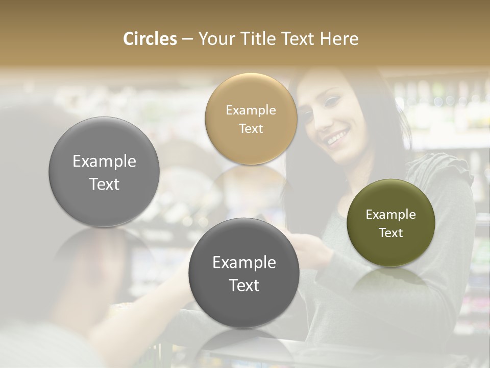 Receipt Cash Register Human Finger PowerPoint Template