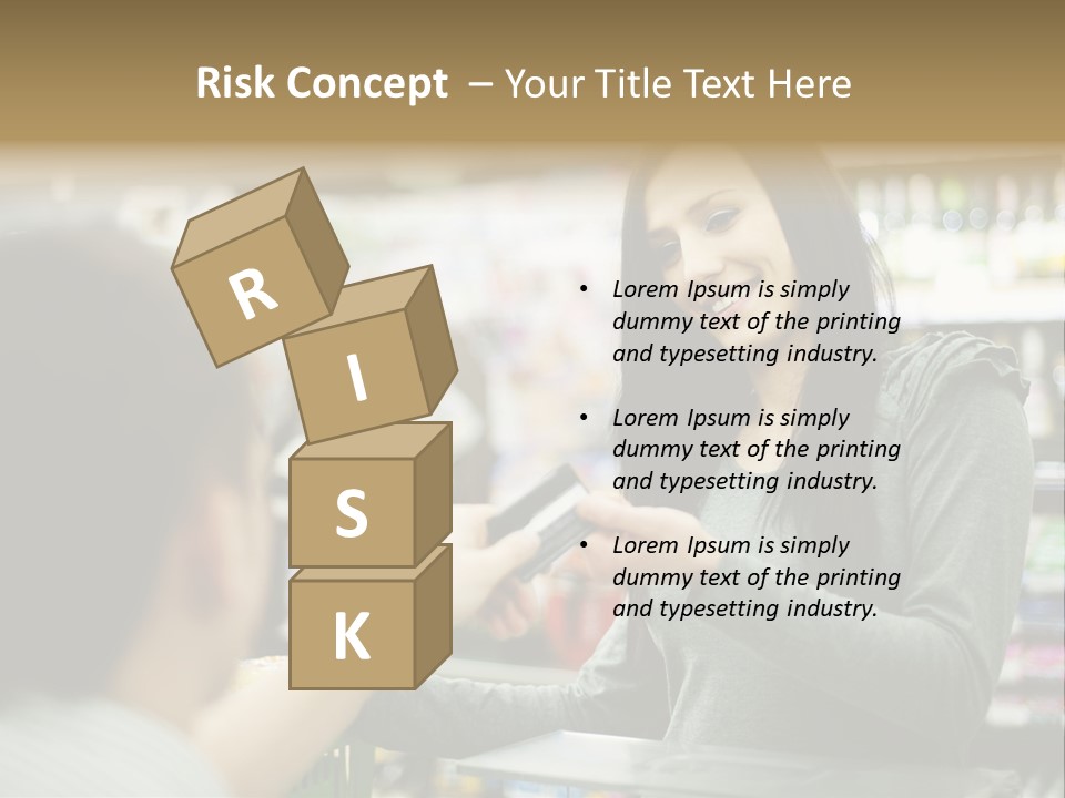 Receipt Cash Register Human Finger PowerPoint Template