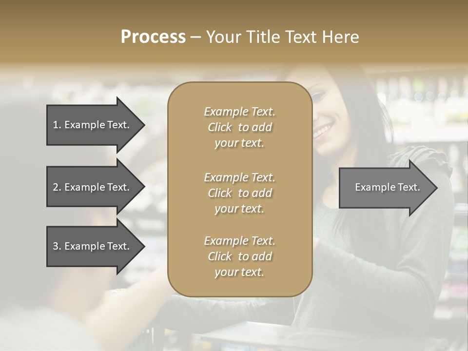 Receipt Cash Register Human Finger PowerPoint Template