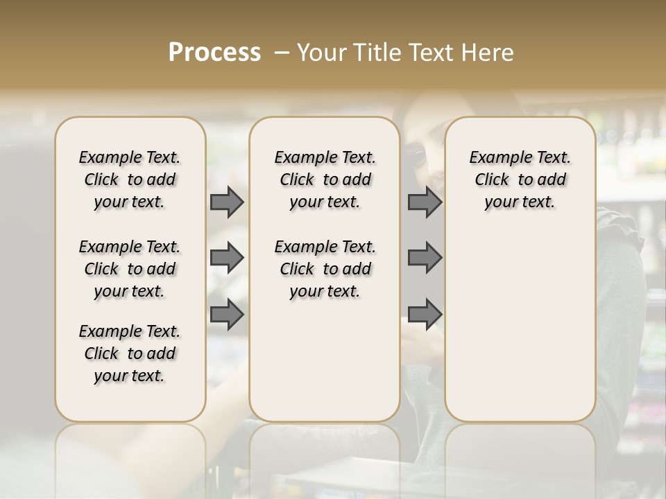 Receipt Cash Register Human Finger PowerPoint Template