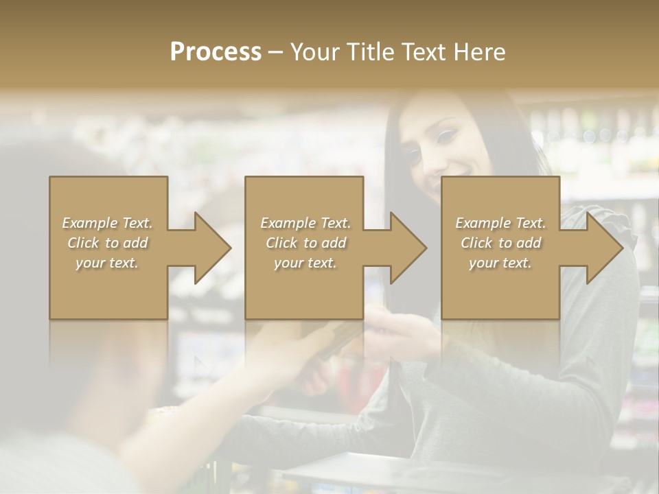 Receipt Cash Register Human Finger PowerPoint Template