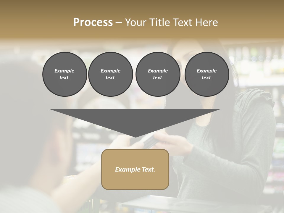 Receipt Cash Register Human Finger PowerPoint Template