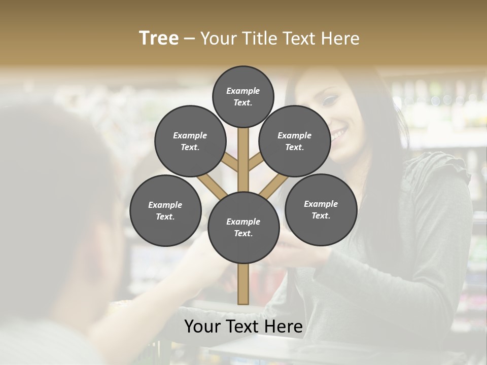 Receipt Cash Register Human Finger PowerPoint Template