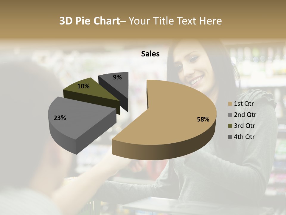 Receipt Cash Register Human Finger PowerPoint Template