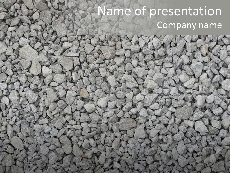 Gray Material Closeup PowerPoint Template