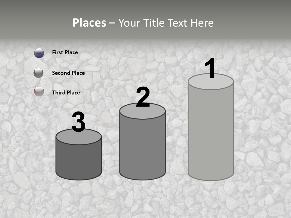 Gray Material Closeup PowerPoint Template