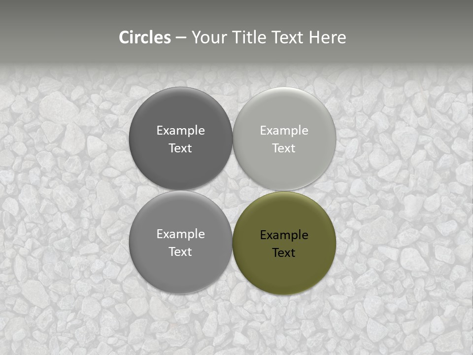 Gray Material Closeup PowerPoint Template