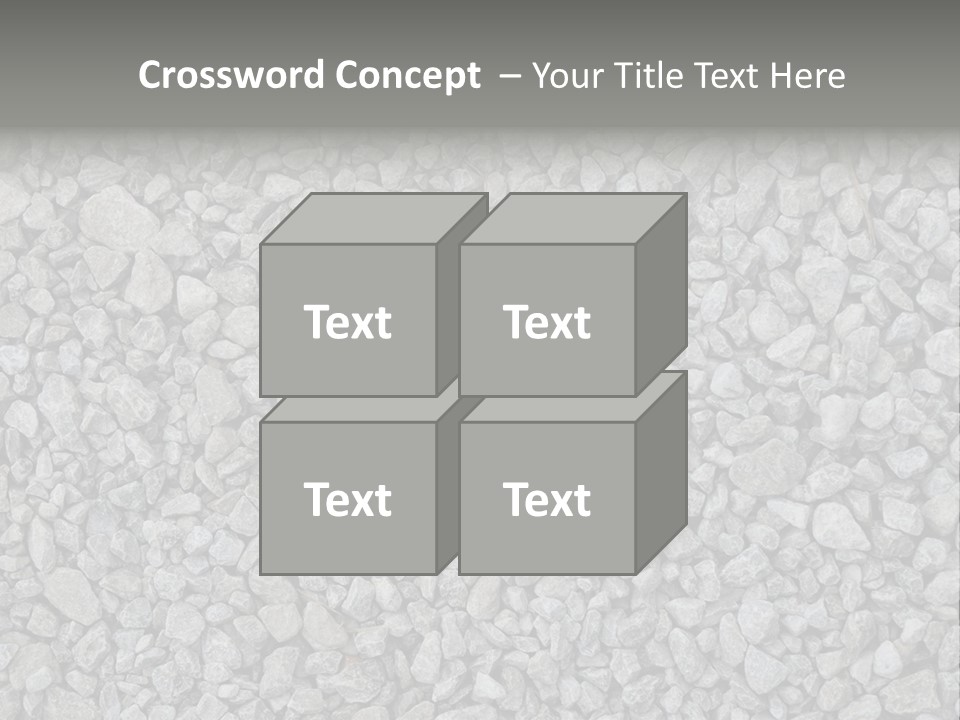 Gray Material Closeup PowerPoint Template